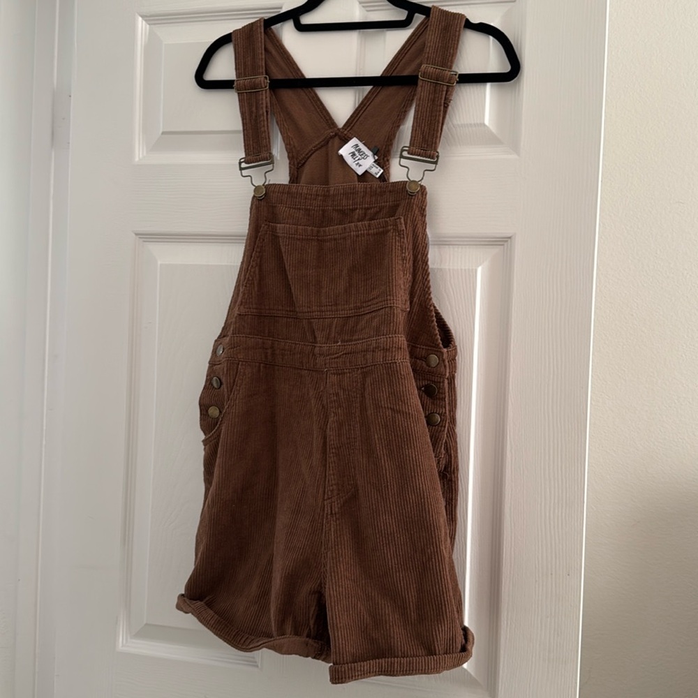 Princess Polly overalls- size 8- brown Corderoy